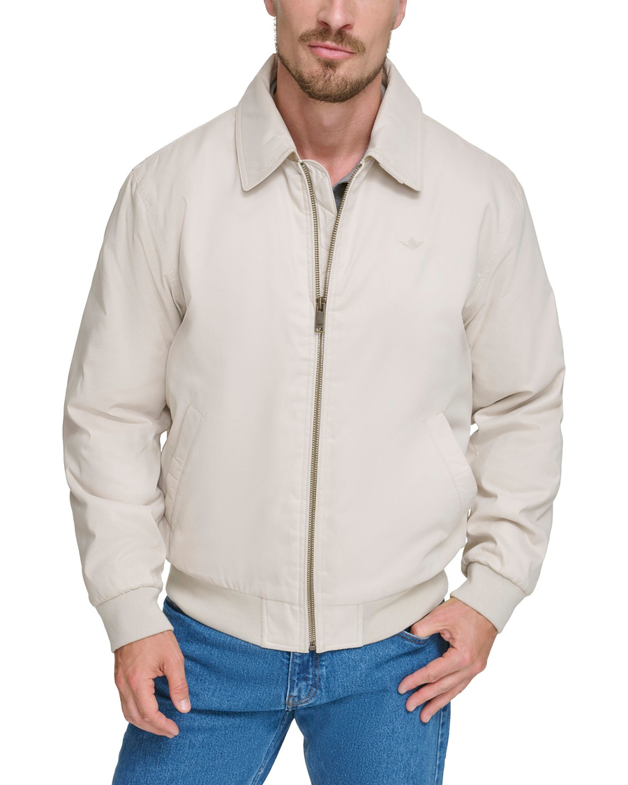 (image for) Environmentally Friendly Microtwill Relaxed Bomber Jacket